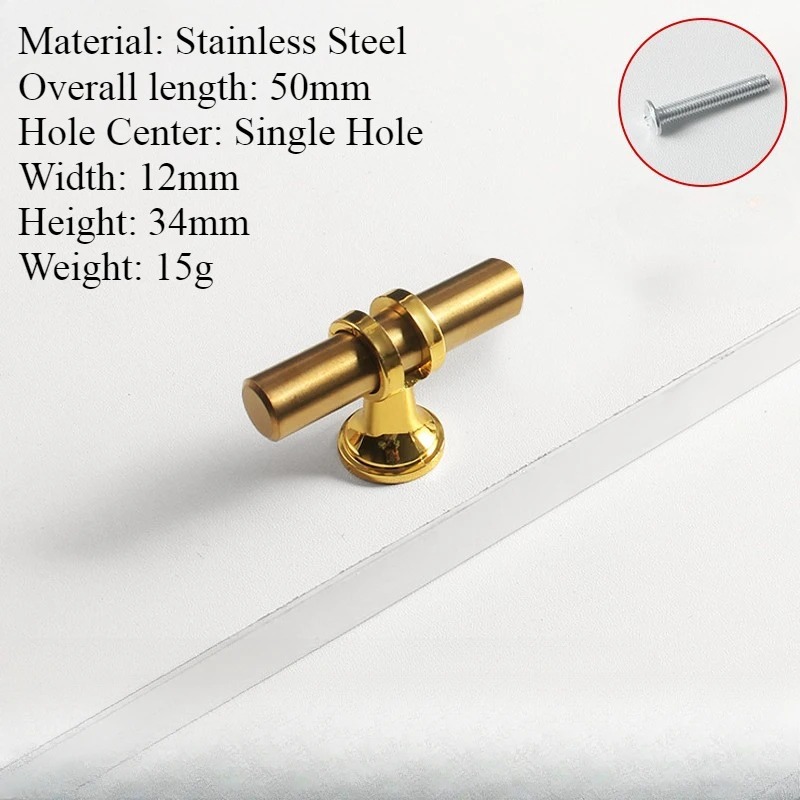 Tiradores de puerta dorados y negros modernos de 50mm-300mm, tiradores de armario de cocina, pomos de cajón sólidos, herrajes para muebles de: Rojo