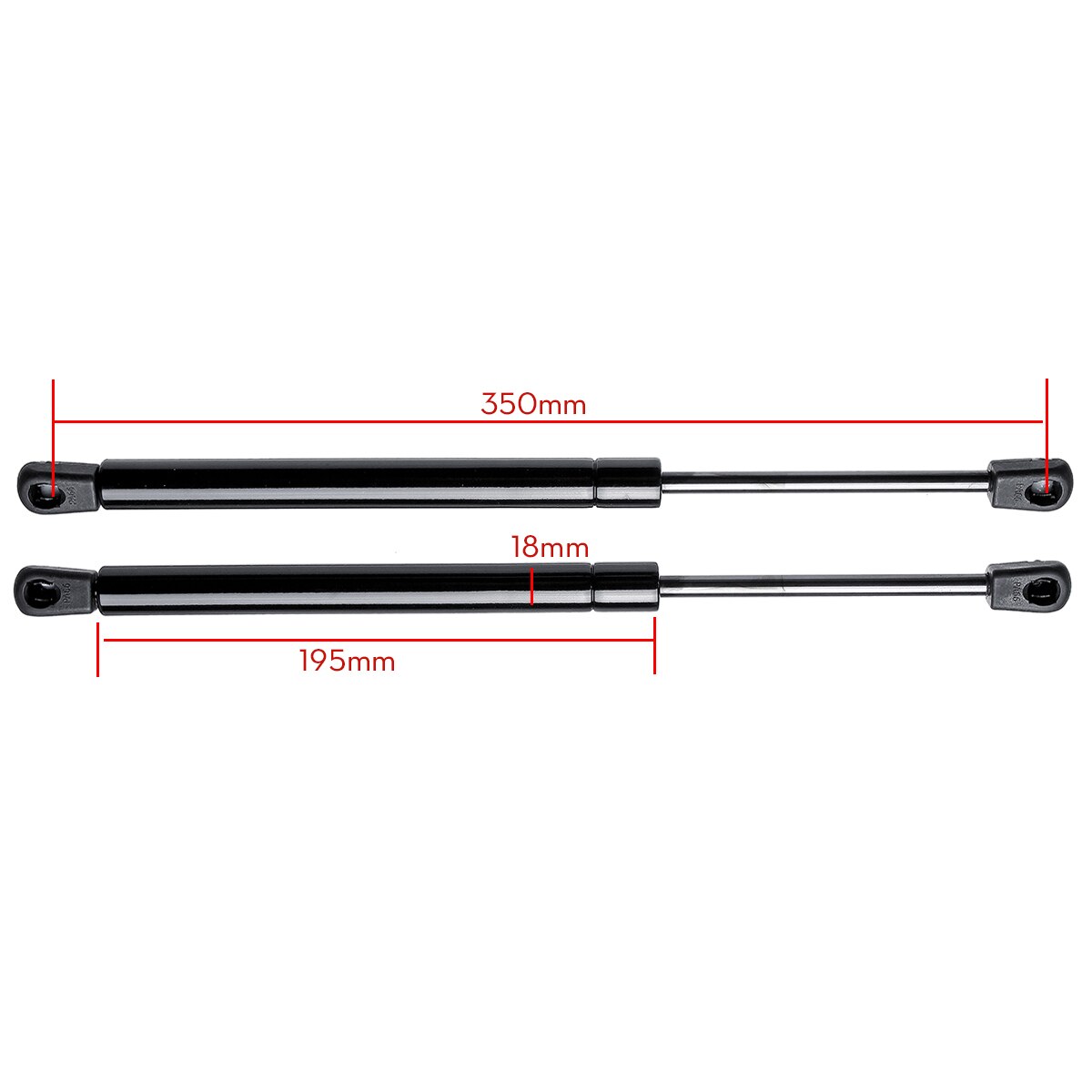 2Pcs Rear Trunk Tailgate Boot Gas Spring Shock Lift Strut Struts Support Bar Rod For Jaguar XF Saloon -