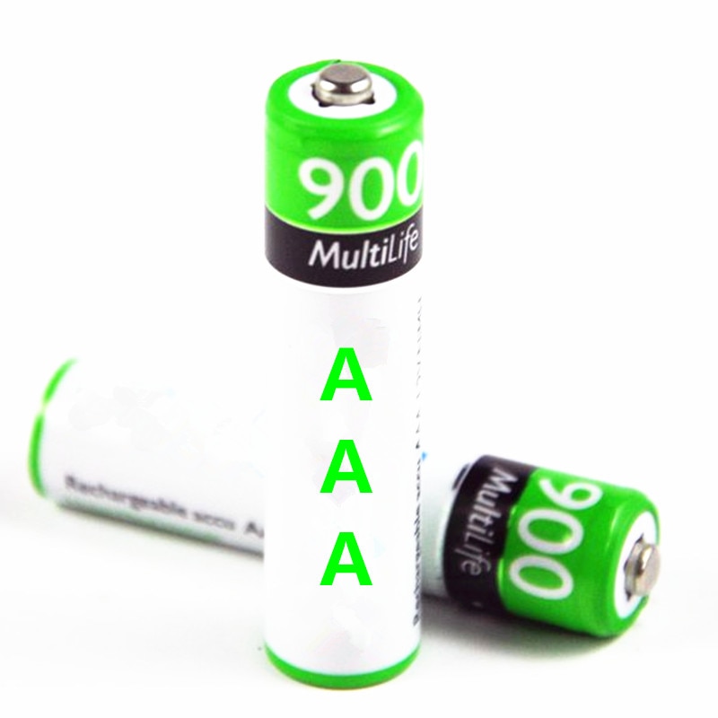 2 stks Originele 1.2 v NIMH AAA 3A 1000 mah AAA Batterij Oplaadbare Batterij ni-mh batterijen batterij rechargeab
