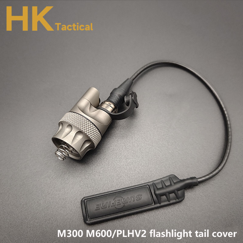M600 M300 lampe de poche interrupteur accessoires Scout lumière arme interrupteur pour Surefir PLH-V2 TAILCAP capuchon arrière