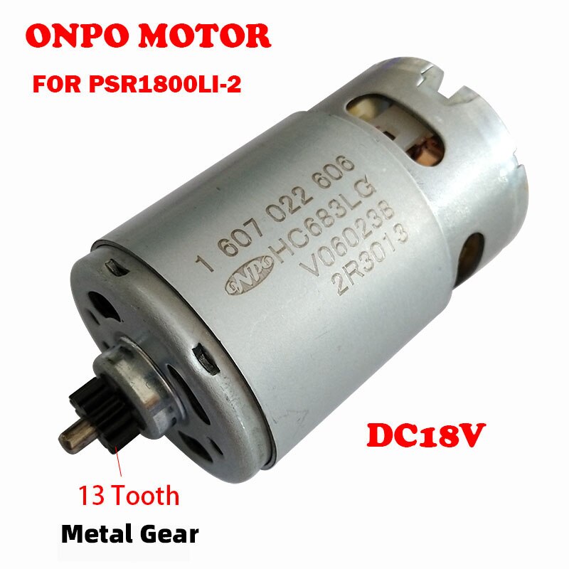 Onpo PSR1800LI-2 18V 13 Tanden Motor 1607022606 HC683LG Kan Worden Gebruikt Om Bosch 3603JA3150 Draadloze Elektrische Boor Schroevendraaier