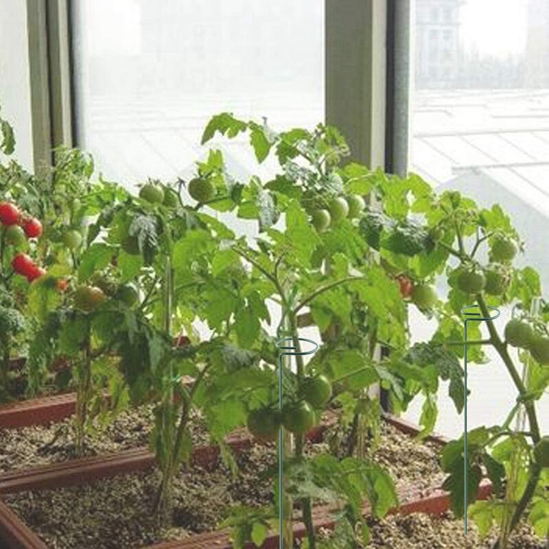 8 st 17.7 tums trädgård blomstöd plant stöd stakar plant stam blom stöd för blommor orkidé pion ros