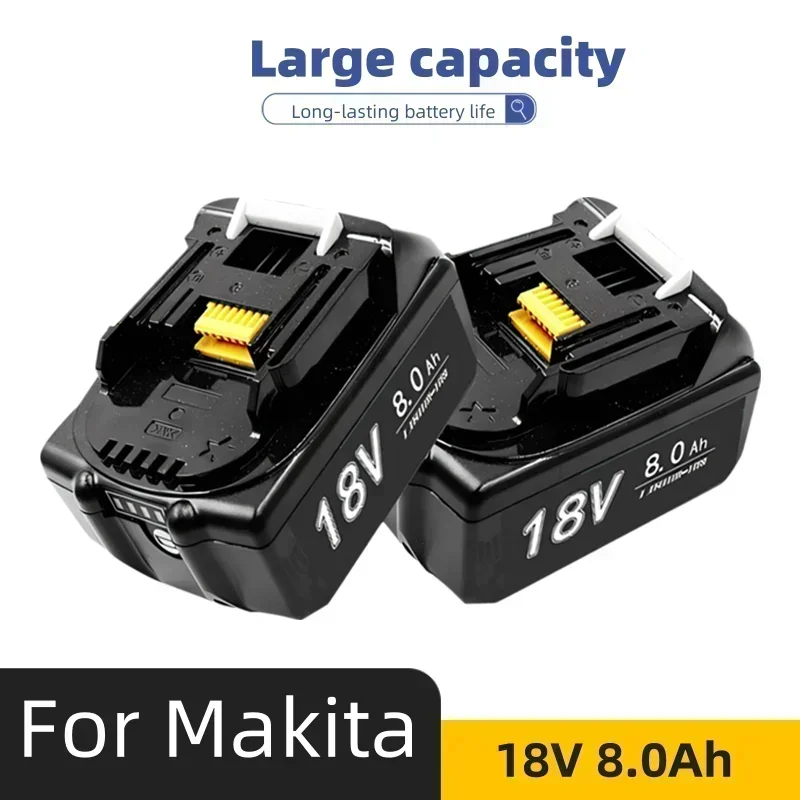 Bl1850 para makita 18v bateria recarregável 18650 célula de íon de lítio adequado para makita ferramenta elétrica bl1860 bl1830 lxt400