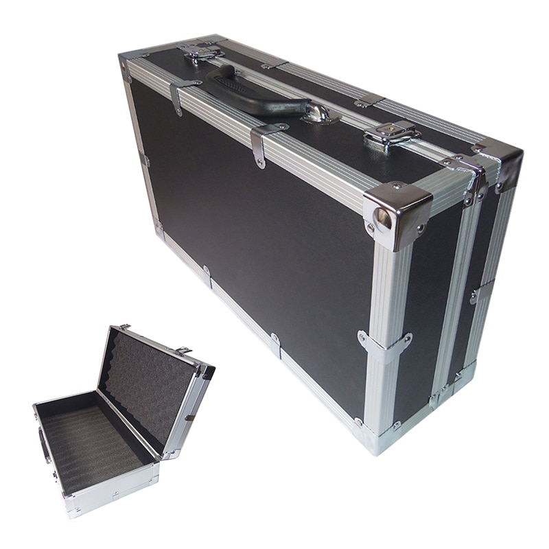 515x285x150mm Aluminum Tool Case Suitcase Toolbox File Box Impact Resistant Safety Case Equipment Camera Case with Foam