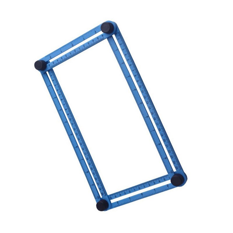 Multifunktionelle fire foldbare plast lineal måleinstrumenter fold lineal multi-vinkel linealer multi-vinkel lineal måleinstrumenter