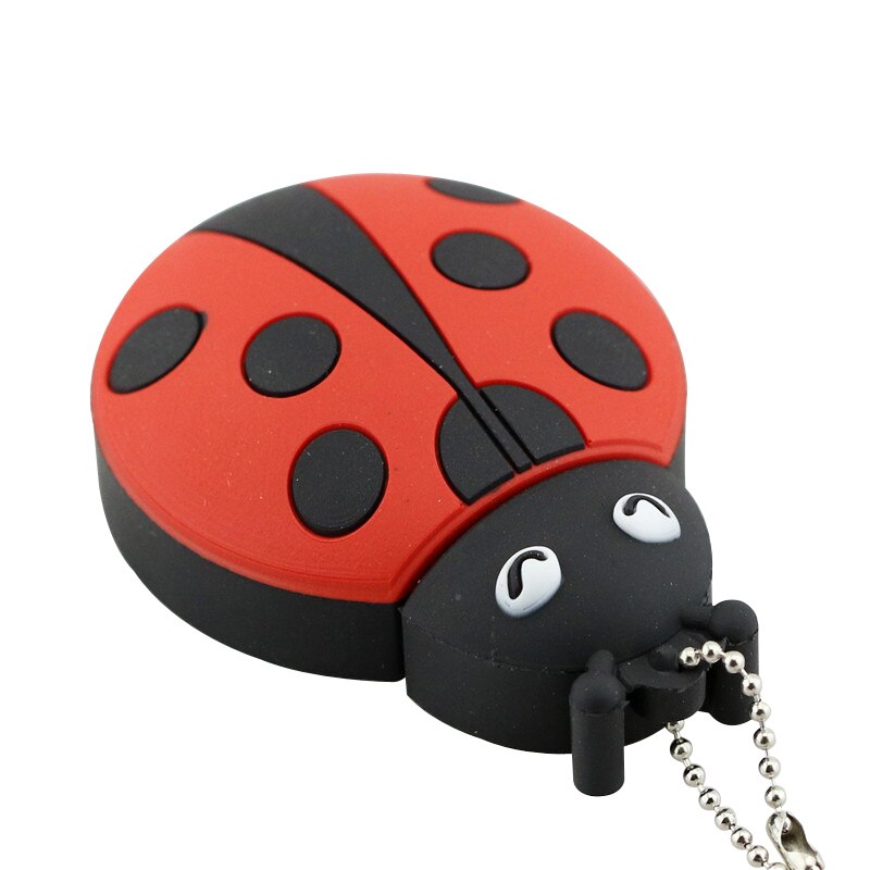 Cartoon pamięć USB 128GB Cute Beetle USB 2.0 Pendrive 256GB Pen Drive 64GB 32GB 16GB pamięci pamięć USB chrząszcze dysk pamięci: 256GB / Style 1