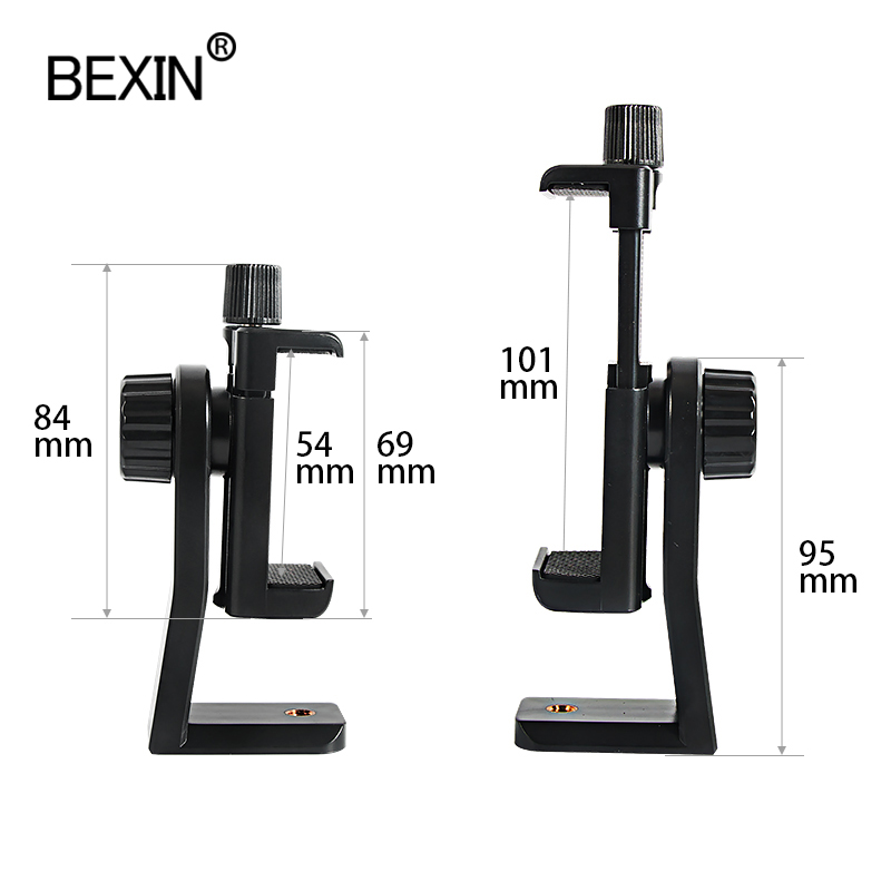 Telefoon Klem Mobiele Ondersteuning 360 Spin Telefoon Clip Statief Mobiele Adapter Smartphone Mount Schieten Voor Telefoon Op Een Statief