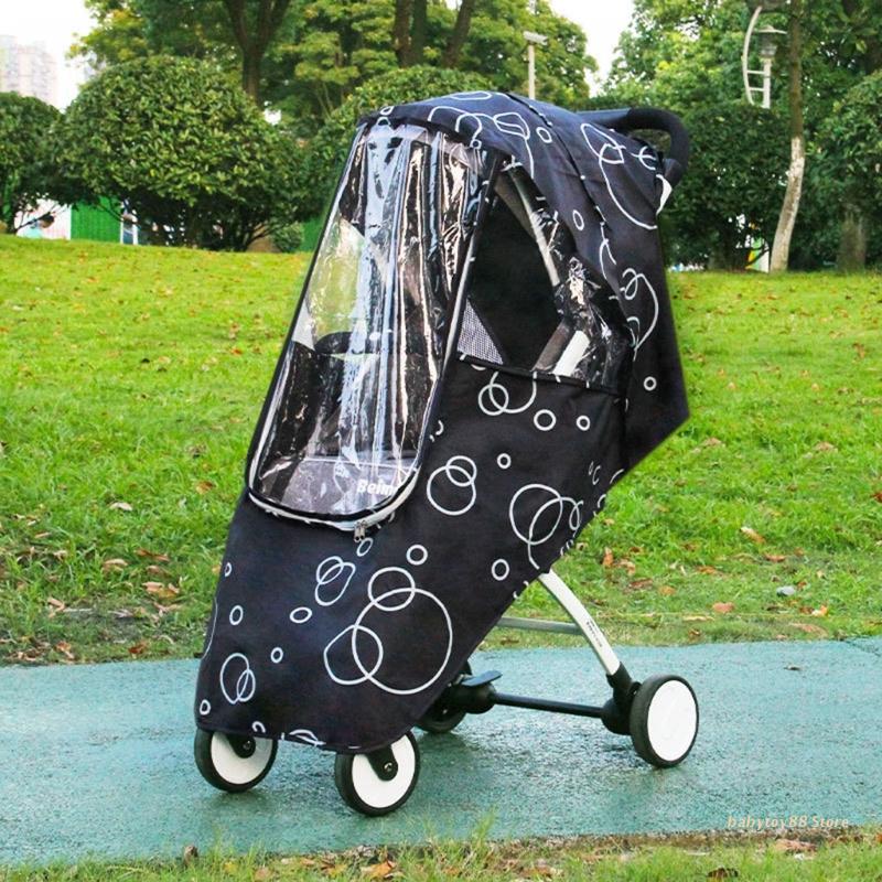 Y4UD Regenjas Kinderwagen Veilig Kind Wind En Regen Universele Maat Zichtbaarheid 1Pc