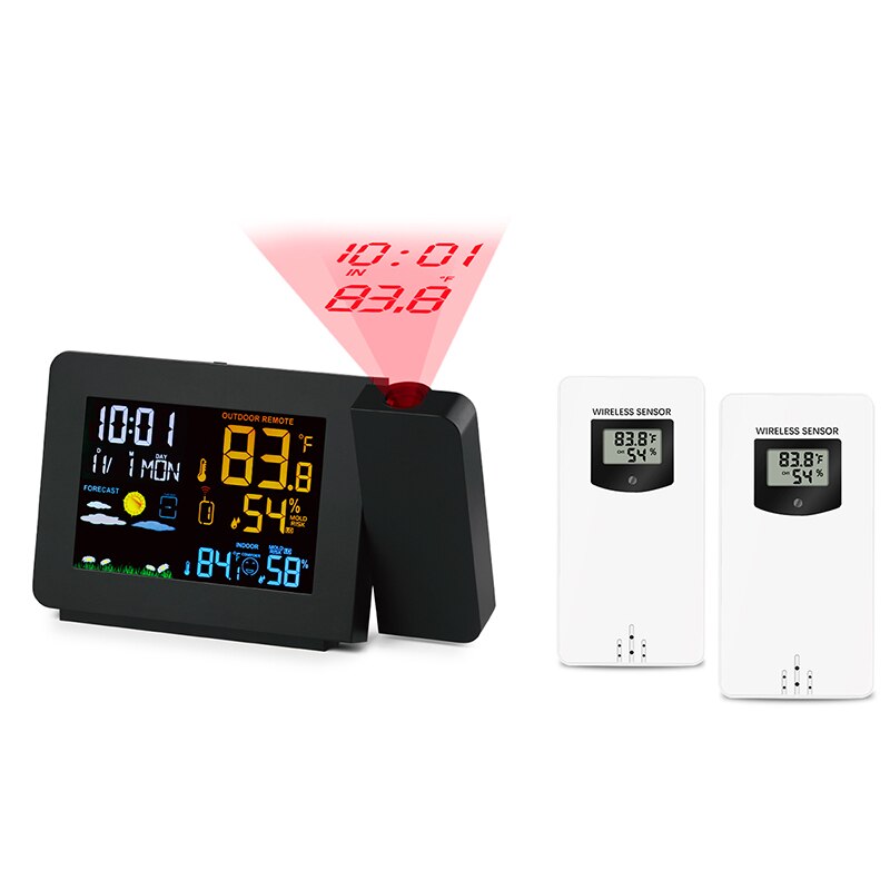Weerstation YCN-1000 met buitensensor en kleurrijk display