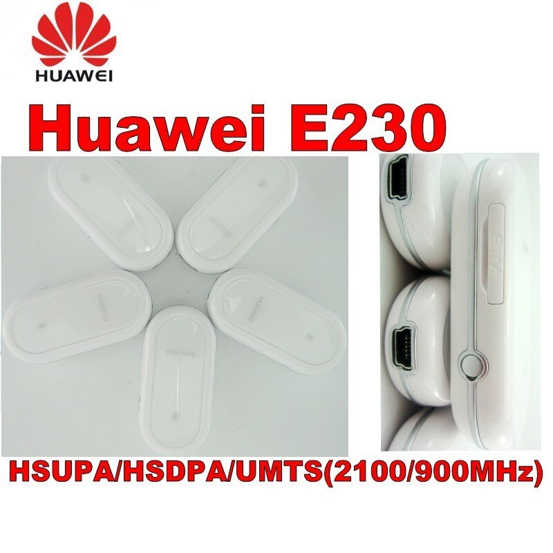 Mini huawei  e230 hsdpa 7.2 mbps draadloos 3g usb-modem