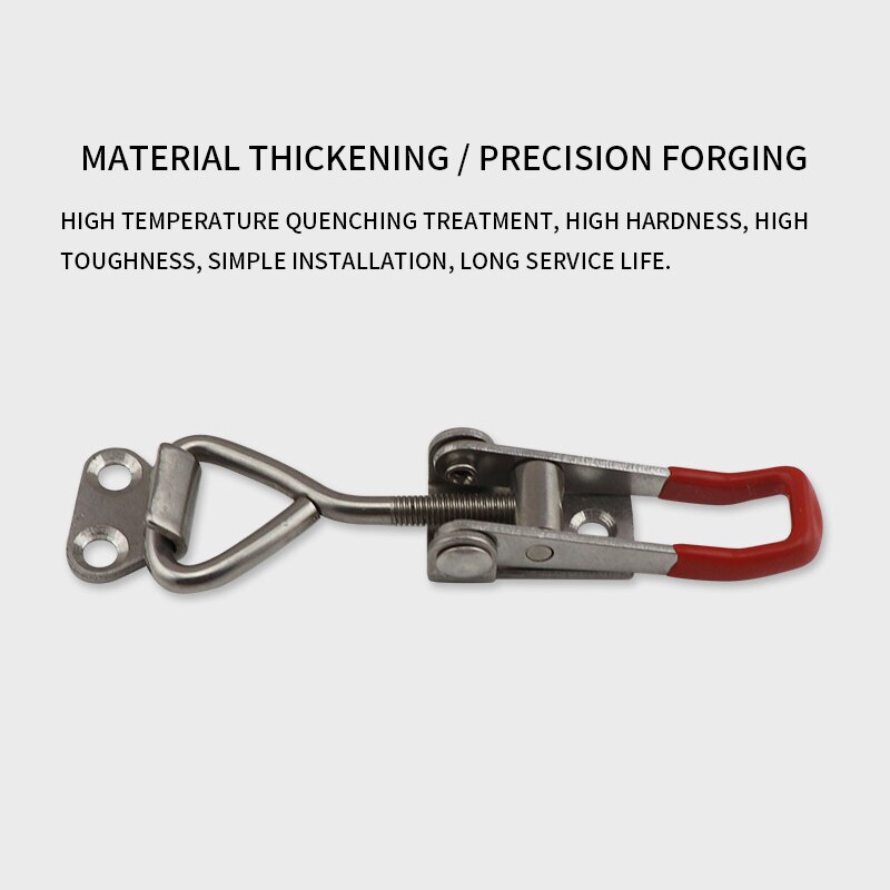 2Pcs Toggle Toggle Clamp Verstelbare Kabinet Dozen Deurkruk Lock Hasp Voor Schuifdeur Meubels Hardware