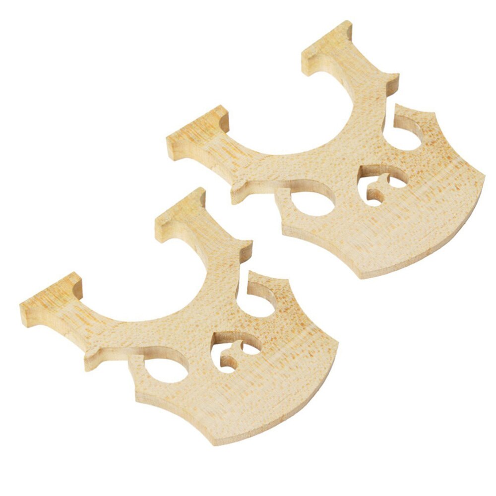 2 stk utsøkt cello bro 4/4 topp lønnetre montert bro cello tilbehør (beige)