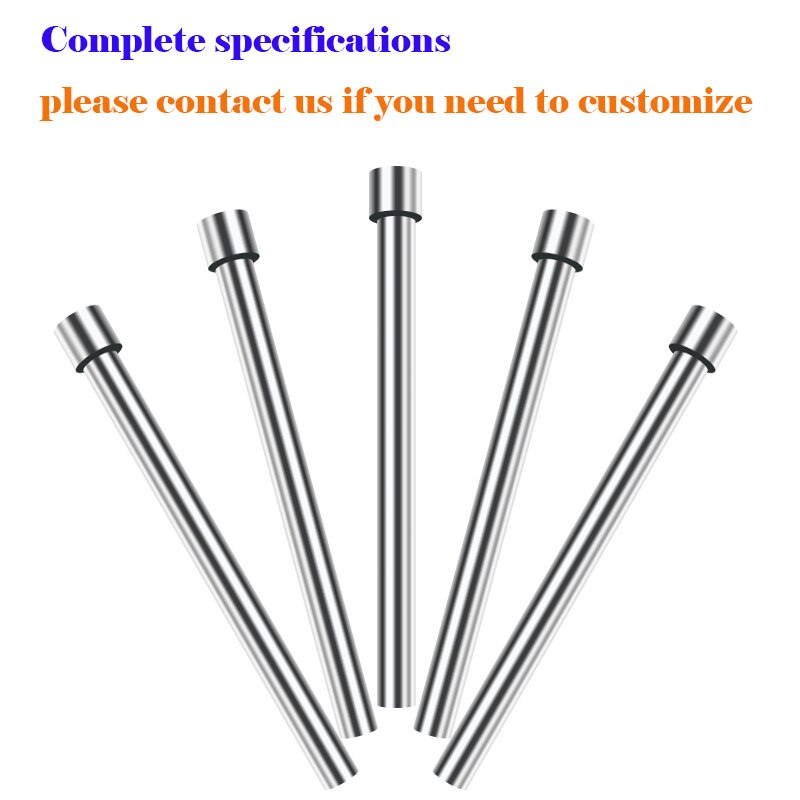 Injection Mould Spare Parts Straight Ejector Pin SKD61 Mould Thimble