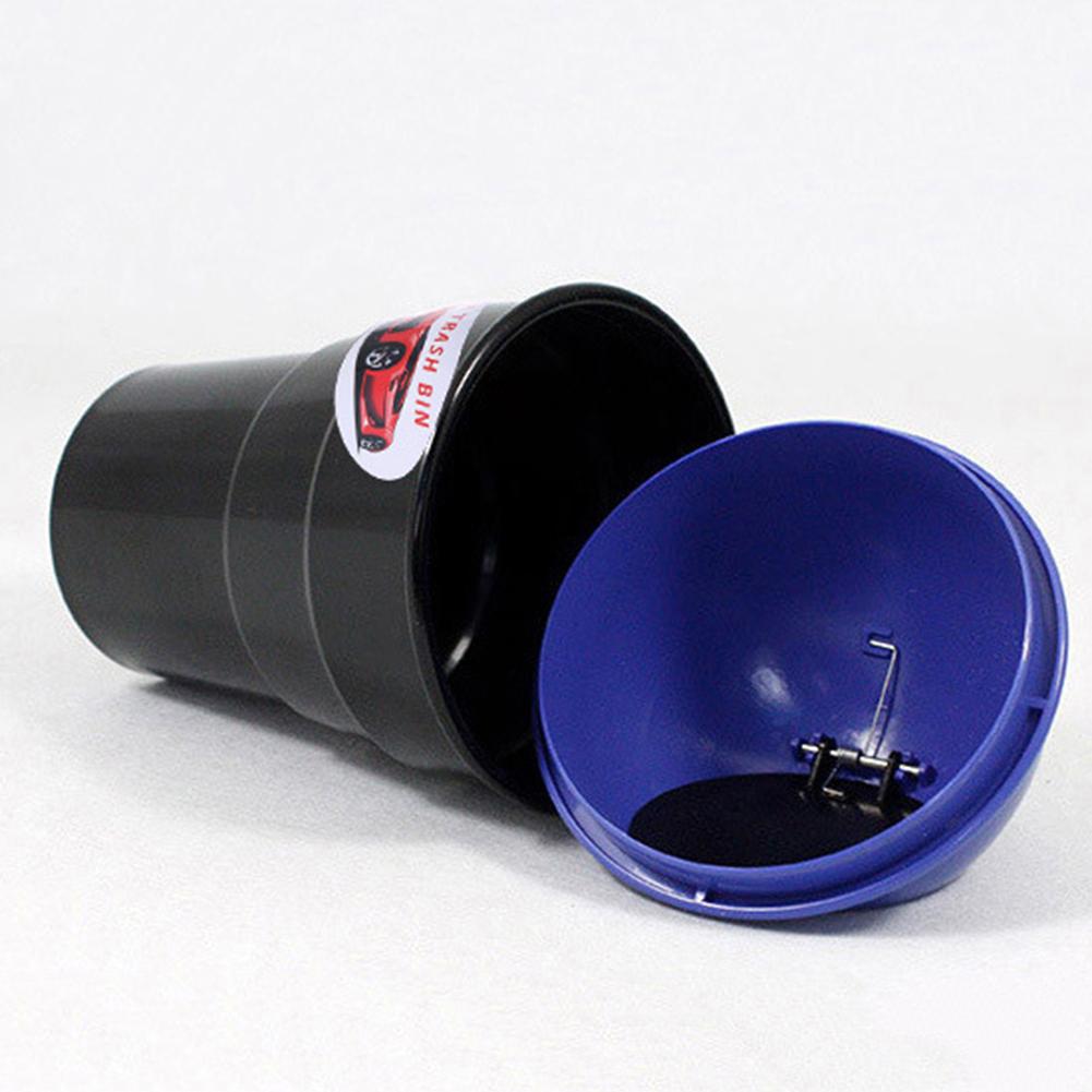 Mini Multi-functional Car Vehicles Trash Bin Rubbish Garbage Can Storage Box