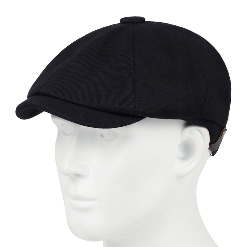 Katoen % Mode Baret Mode Oude Hoed Vier-Kleur Casual Hoeden Herfst En Winter Warm cap Koude Caps