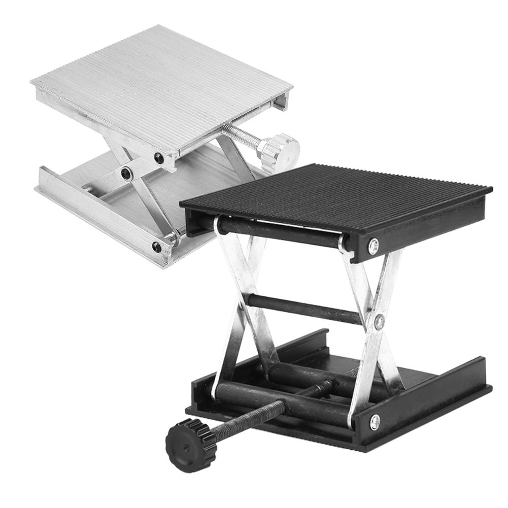 Enrutador de aluminio, mesa elevadora, grabado en madera, soporte de elevación de laboratorio, soporte de elevación, taladro ajustable, Mini Mesa, herramientas de carpintería