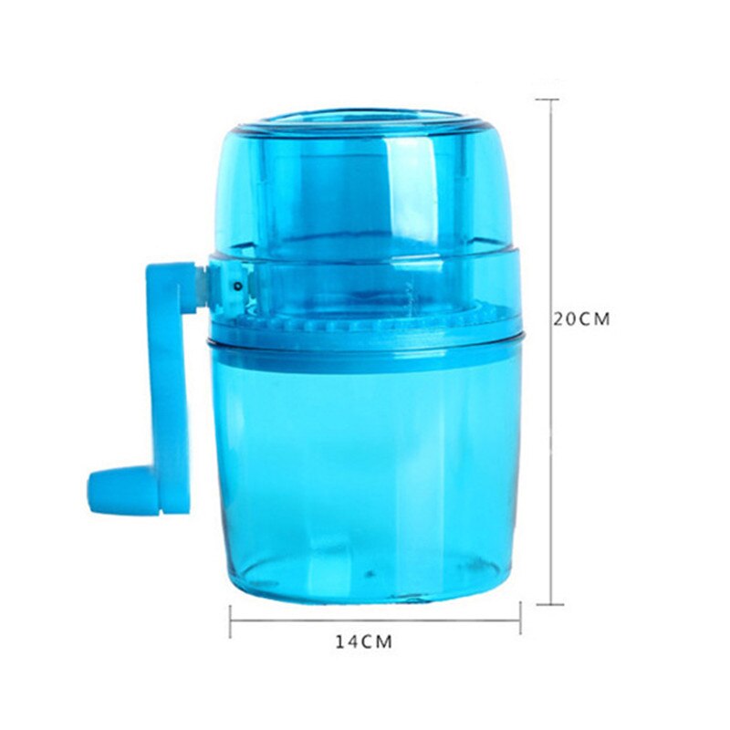 Portable Hand Crank Manual Ice Crusher Shaver Kids Shredding Snow Cone Maker Machine Kitchen: Style 2