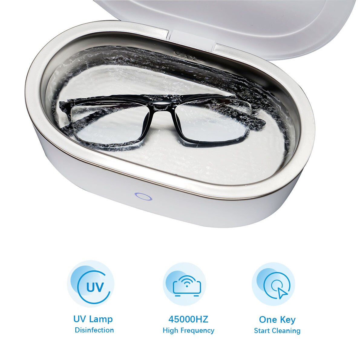 DR.XIAOZE Ultrasonic Cleaner Portable Washing Machine 45000Hz Jewelry Ultrasonic Cleaning Machine Home Appliance