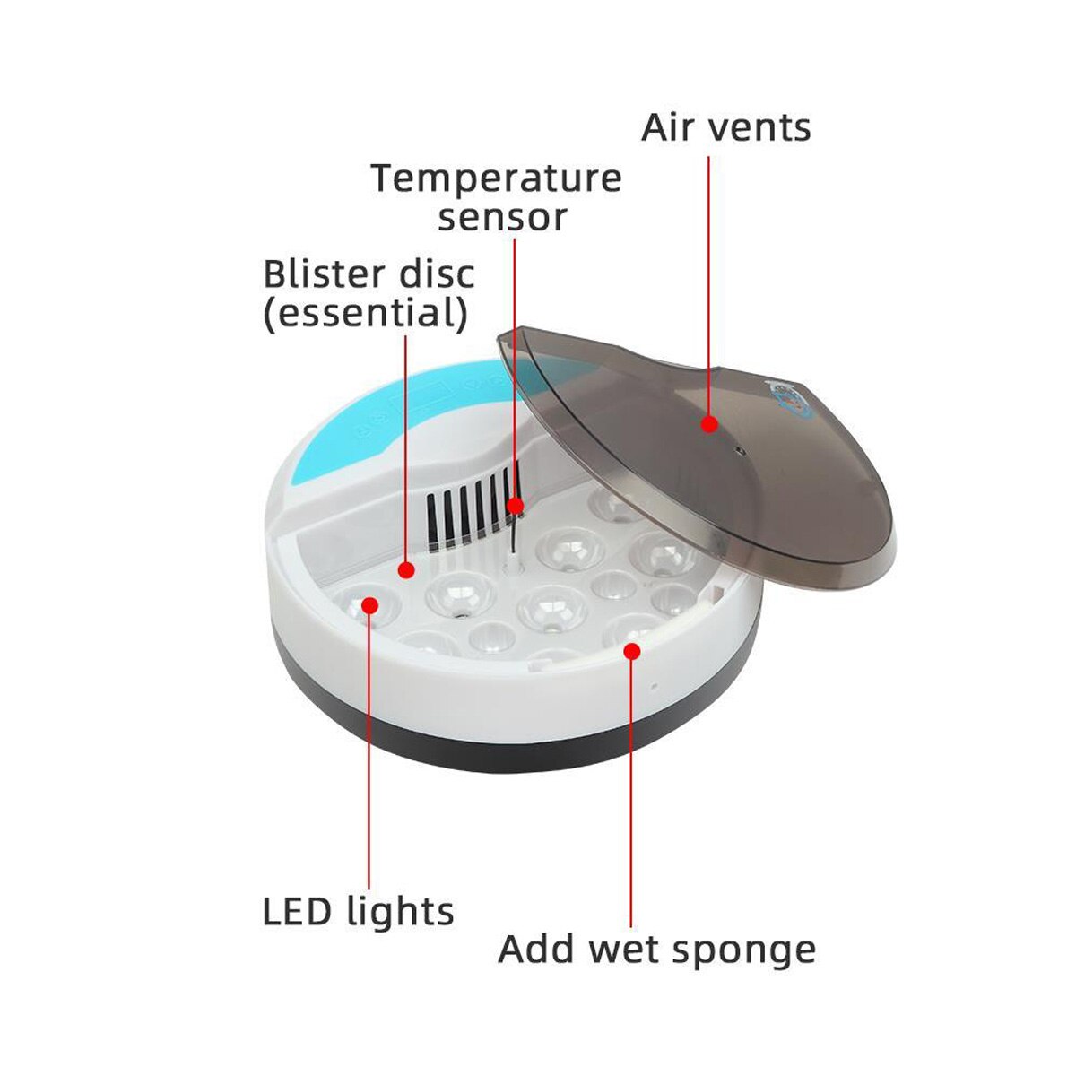 Farm Hatchery Incubator Brooder Machine 220V 9 Eggs Incubator Hatchery Equipment Farm Hatchery Incubator Brooder Machine