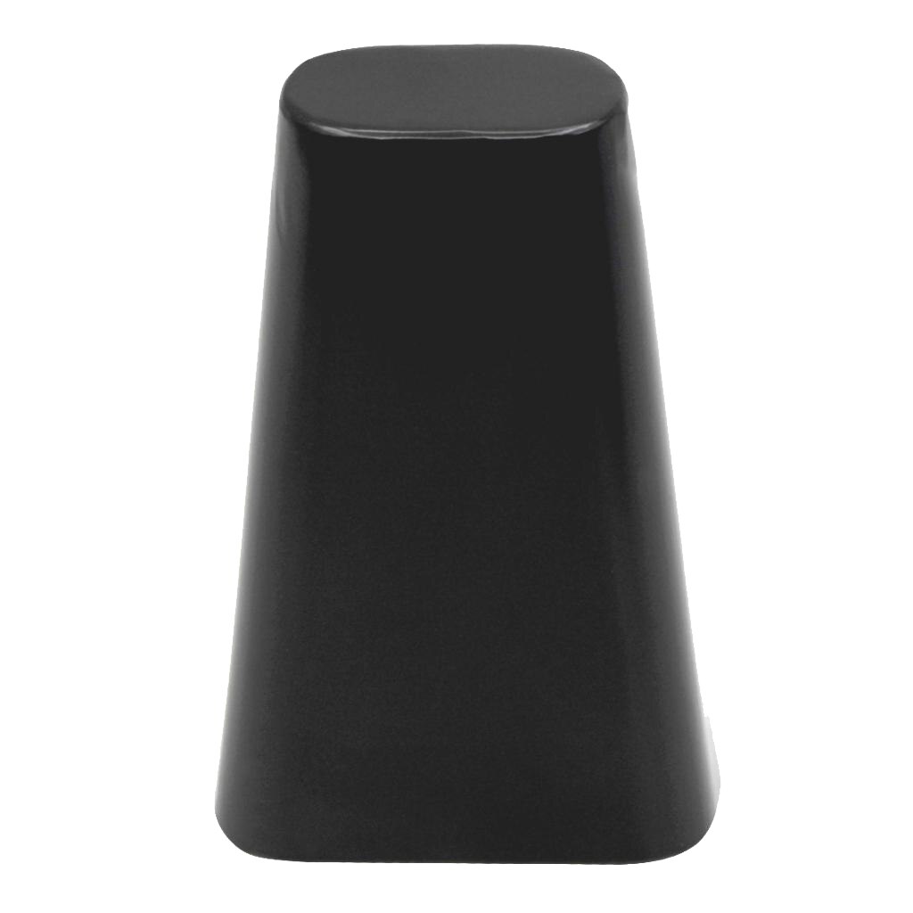 6&quot; High Pitch Hand Held Cowbell Cow Bell Percussion Musical Instrument Black