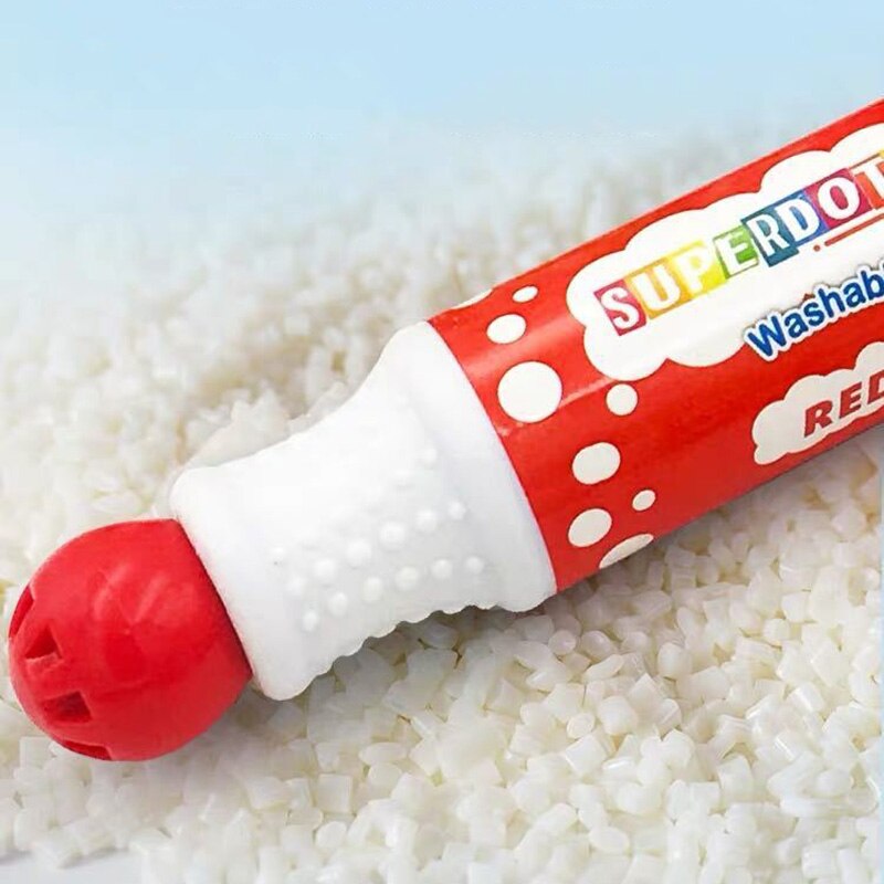 12 pièces/ensemble points marqueurs lavable facile à saisir stylos de marquage Non toxiques pour enfants fournitures scolaires étudiant peinture dessin Art Sationery