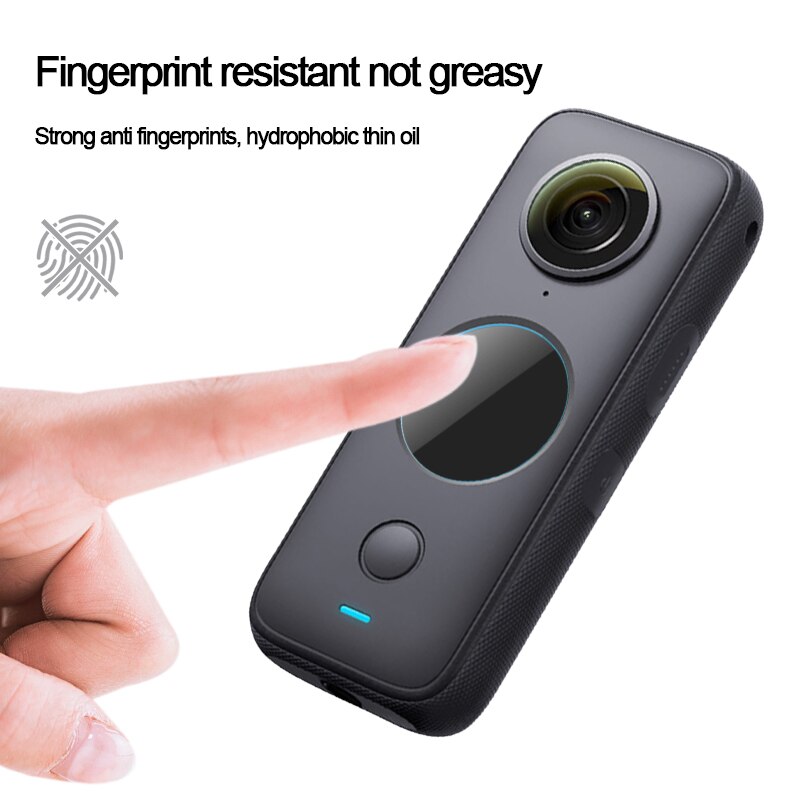 One  x2 displayschutzfolie aus gehärtetem glas für insta 360 one  x2 panorama-actionkamera, kratzfeste schutzfolie, zubehör