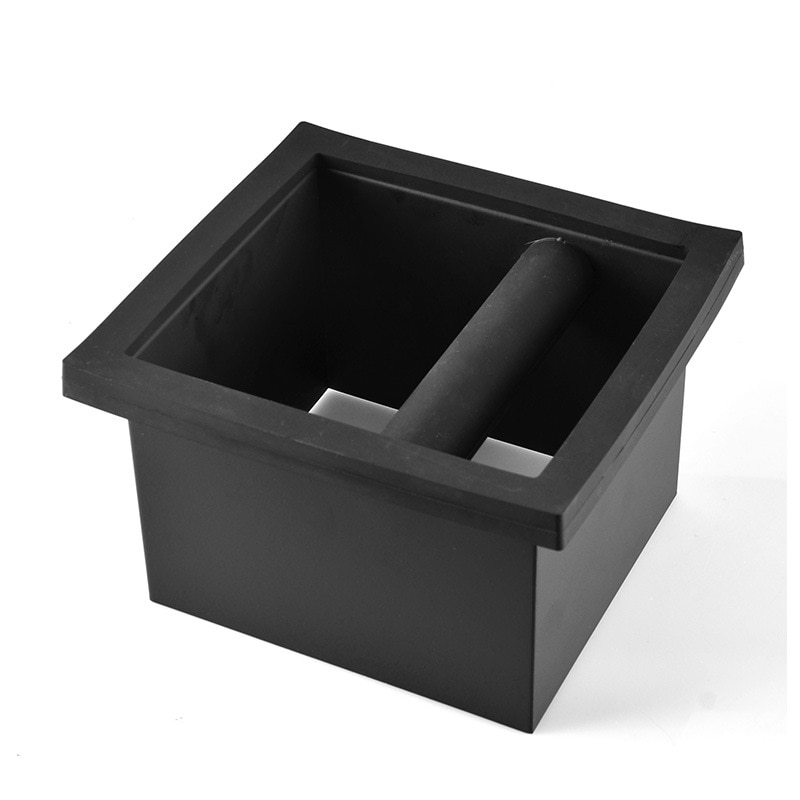 Stainless Steel Grounds Box Drawer-Type Coffee Grounds Container Slag Box Small Mini Coffee Slag Trough Coffee Utensils: Default Title