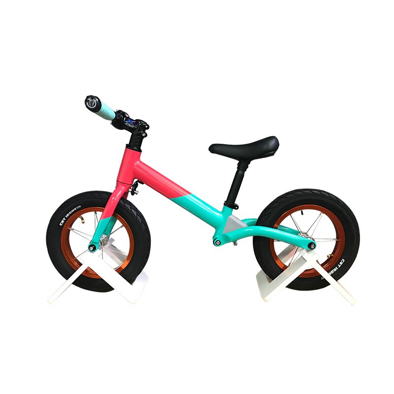 balance bike parking stand for kids sliding bike for 12 inch balance bicycle Display stand wood kickstand