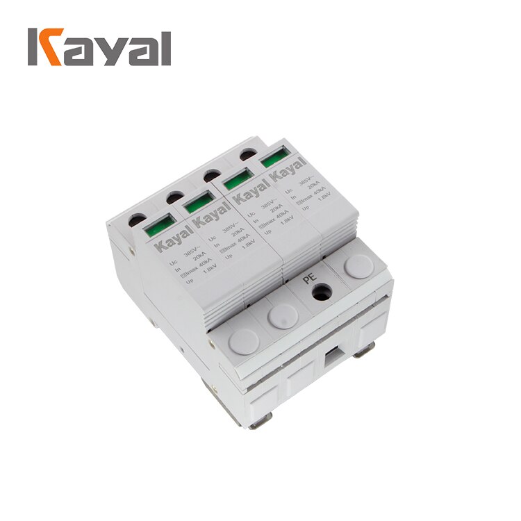 Genuine Kayal DC SPD 1000v 1P 2P 3P 4P 40KA Spd Solar Surge Arrester Spd Surge Protective Device Good Performance