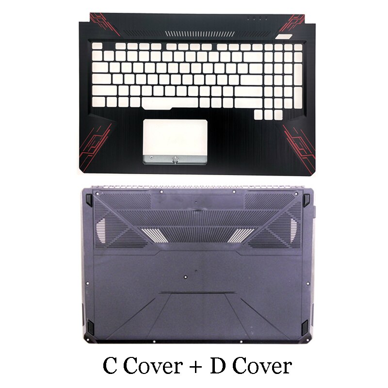 For ASUS FX80 FX80G FZ80G FX504 FX504G ZX80 47BKLLCJN80 Laptop LCD Back Cover Front Bezel Hinges Palmrest Bottom Case A B C D