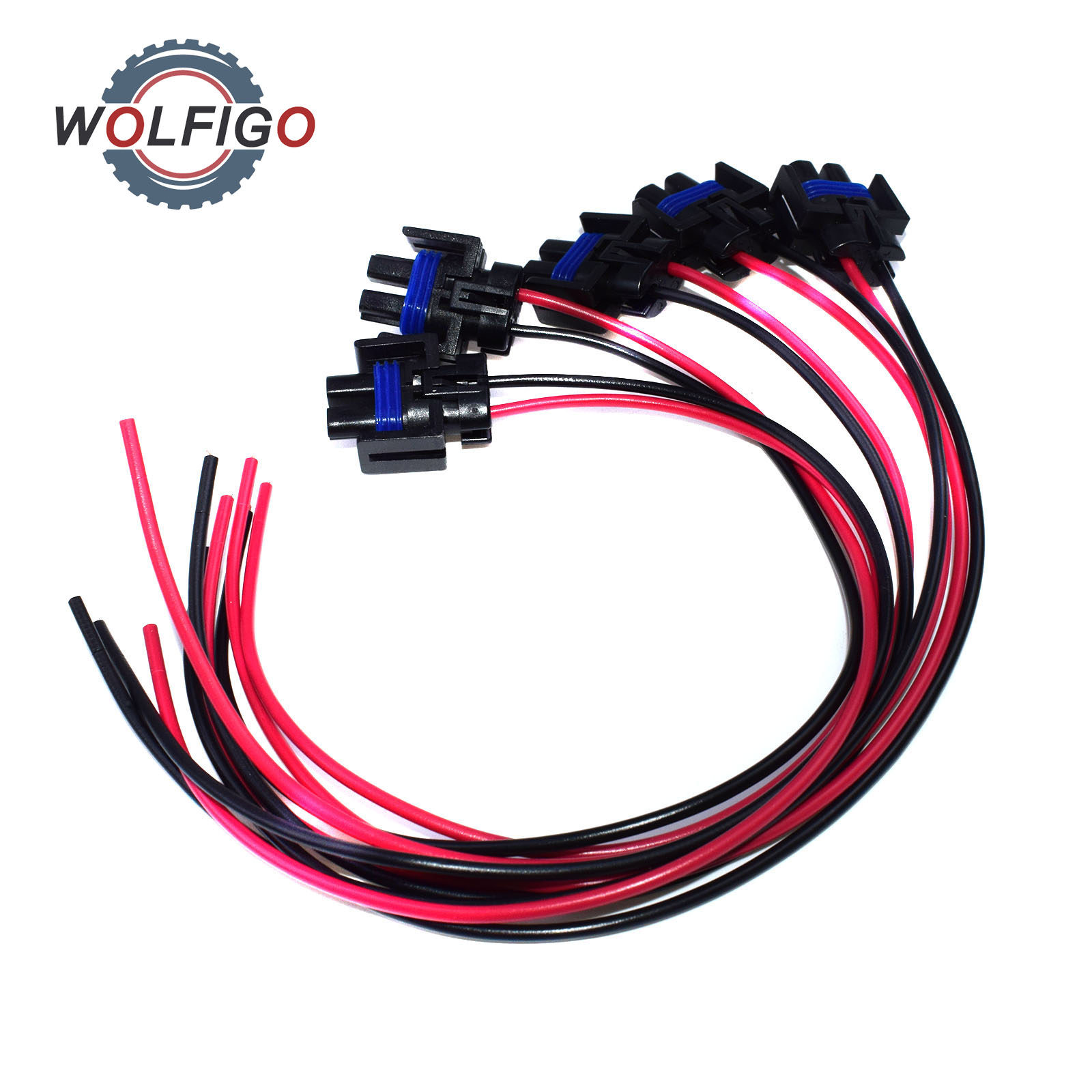WOLFIGO Compressor Connector Pigtail Wiring Plug 12101937 PT209 88862230 For Buick Chevrolet C1500 GMC Pontiac