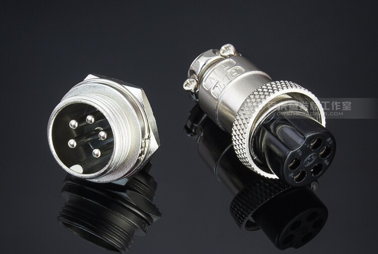 1set Original Taiwan PLT APEX connector aviation plug PLT-16X (R+P) 2/3/4/5 pin Upgrade GX16mm male &amp; female: 5pin