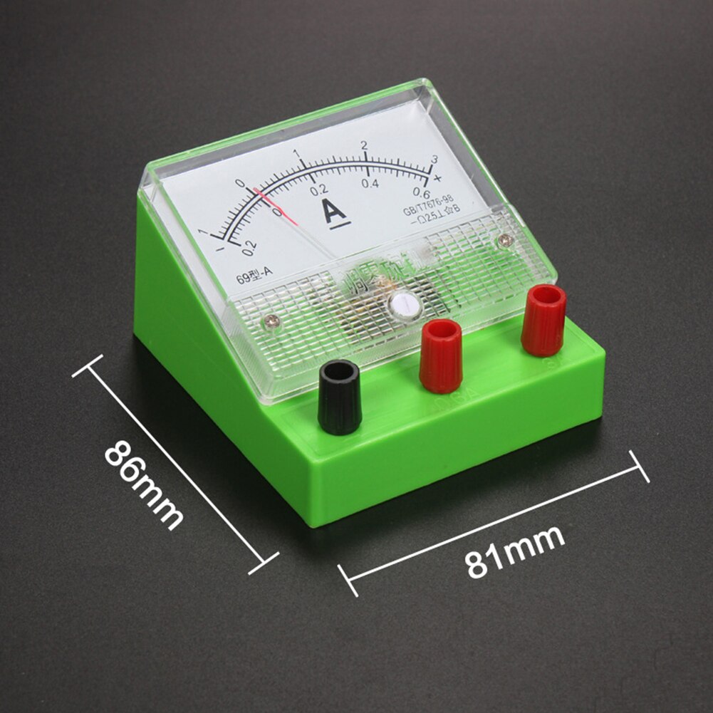 Student fisica Physics Analog DC Voltage Meter Voltmeter Class 2.5 Electricity Teaching Science experiment Tool Equipment физика