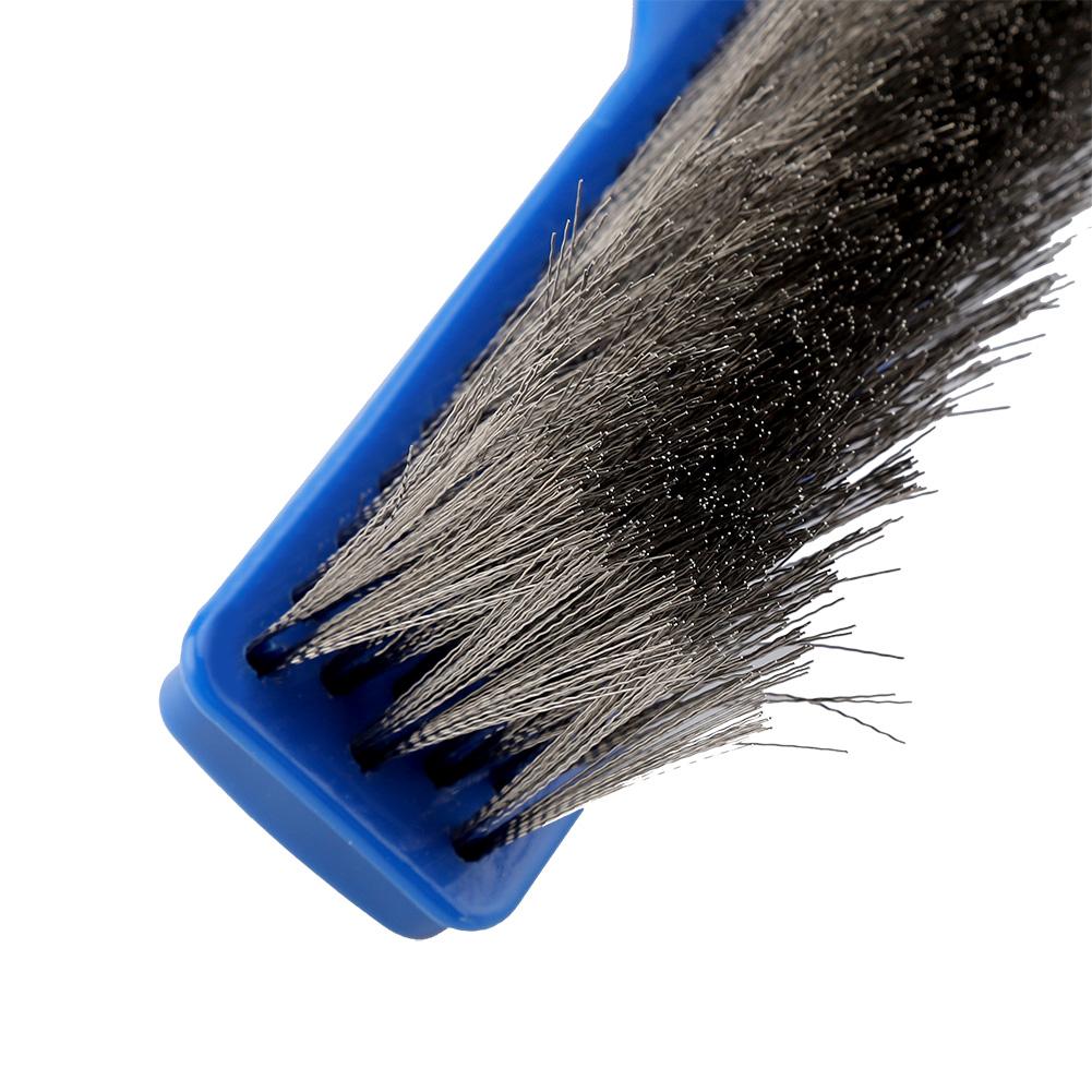 thumbnail image 2 of GALPADA Professional Pool Brush - 5 Inch Stainless Steel Bristles For Heavy Duty Cleaning 2 of 13