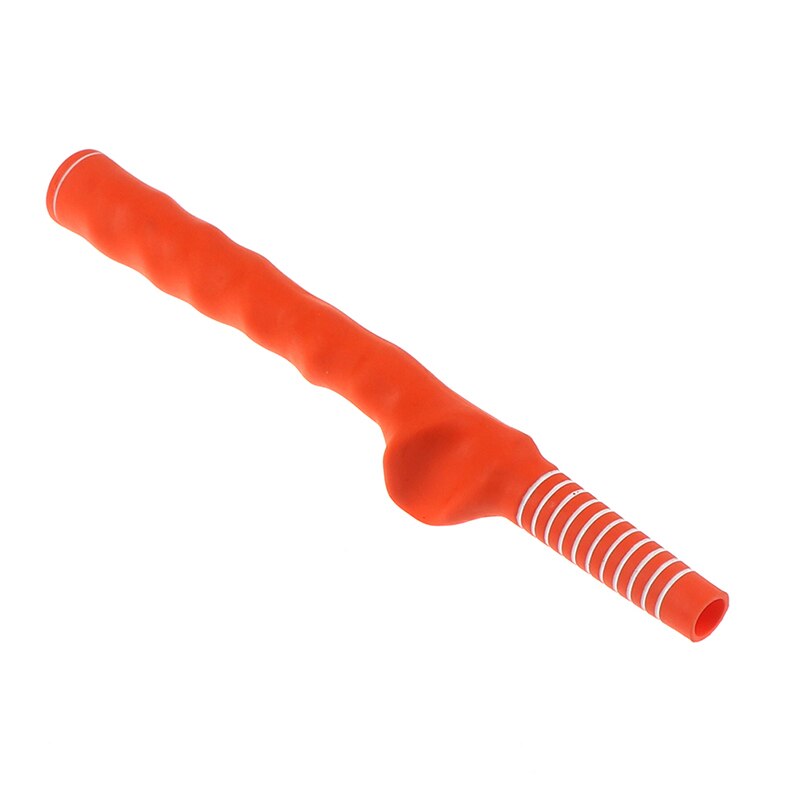 Rubber Golf Training Grip Golf Swing Trainer Grip Golfer Correct Hand Position Training Tool Outdoor Golf Coaching Practice Aids: Orange