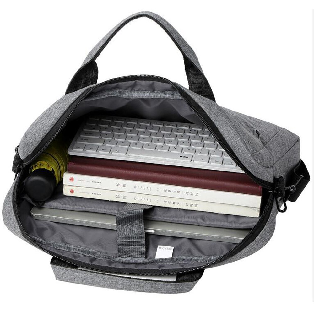 15.6- tommer notesbog messenger bag laptop taske mænd og kvinder forretning skuldertaske oxford klud kontor dokument taske