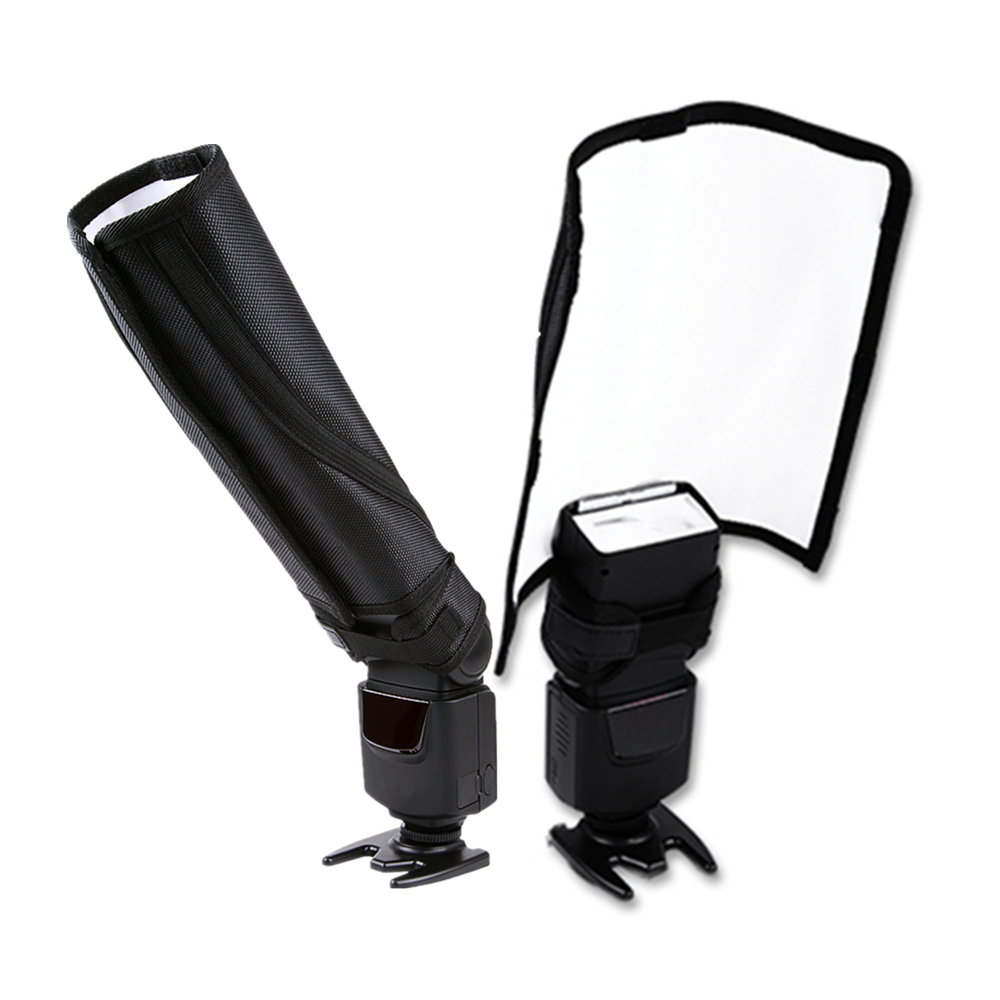 Portable folding Spotlighting Cloth Flash Diffuser Bender Light Beam Snoot Softbox for Canon Nikon Sony Viltrox Godox Yongnuo