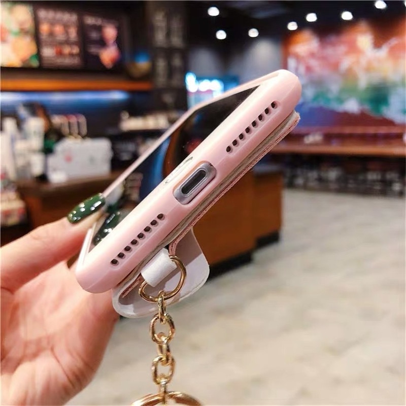 candy soft silicone case cover for Xiaomi redmi note 7 7pro 7a note 6 6a 6 5a 5 note 5 5plus card holder wallet strap Lanyard