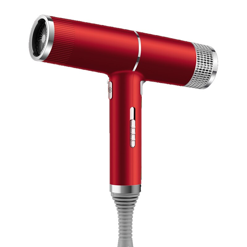 Professionele Haardrogers Licht Weighte Föhn Salon Droger & Cold Wind Negatieve Ionische Haar Stijl Tool: red / UK