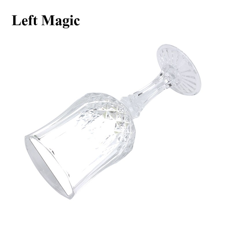 Kristallen Spiegel Kelk/Goblet Illusies Goocheltrucs Vloeibare Verdwijnen Om Zijde Magia Cup Podium Gimmick Props Comedy Mentalisme