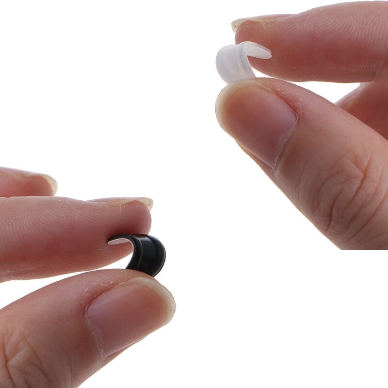 10 paia adesivi per occhiali naselli naselli bastone a forma di D su cuscinetti nasali adesivi in silicone morbido antiscivolo kit naselli per occhiali