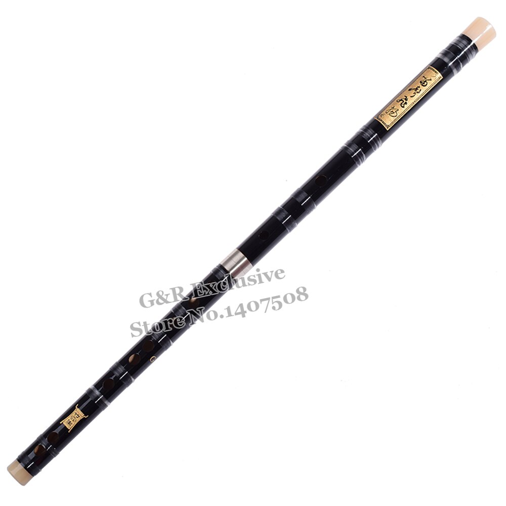 Flauta de bambú tradicional para principiantes, Dizi, transversal, bambú, Flauta, Instrumentos musicales de viento, negro, C/D/E/F/G, clave