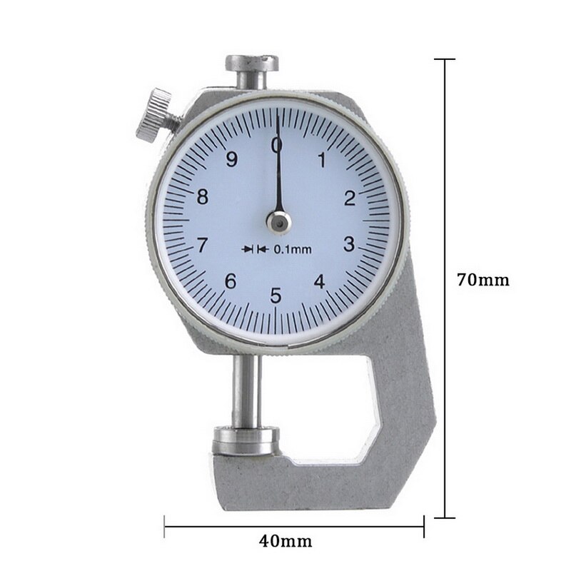 0-10/20mm Zifferblatt Dicke Messgerät Leder Papier Dicke Meter Tester Für Leder Flim Papier: 0-10mm
