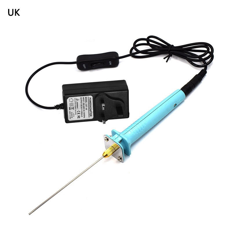 Eu/us/uk/au stik elektrisk skumskærer polystyren styrofoam kniv tråd skum skærepen til bærbare styropor skæreværktøjer: Britisk sæt