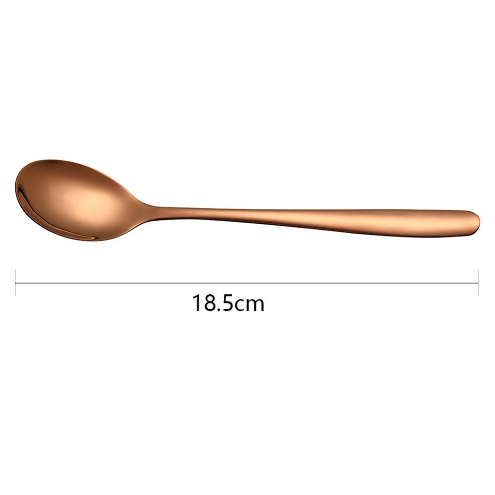Cute Cat Claw Coffee Spoons Fruit Fork Dessert Spoon Candy Tea Spoon Cat Drink Tableware Kitchen Supplies: Rose Gold