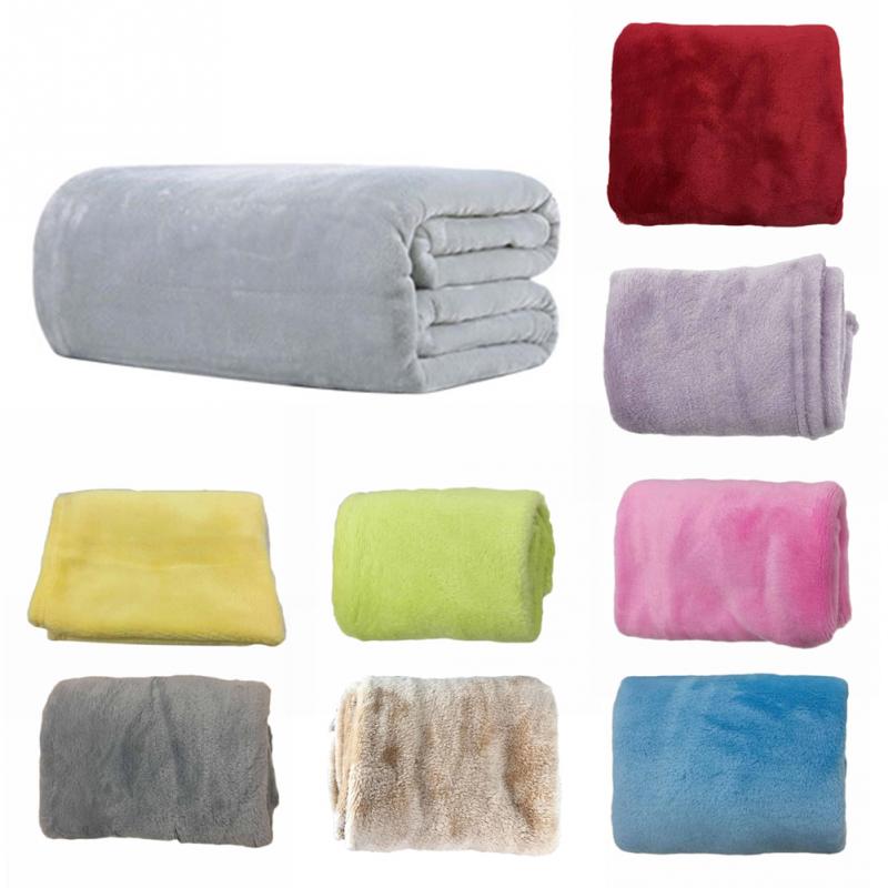 Outdoor Reizen Zachte Warme Flanel Handdoek Deken 65*45 cm Fleece Camping Slaapzak Lunchpauze Multifunctionl Handdoek Deken ^
