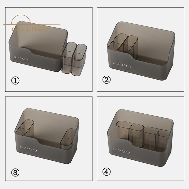 Multi-functional Storage Box Make Up Cosmetics Organizer Skin Care Products Remote Control Cosmetics Makeup Jewelry Storage Box