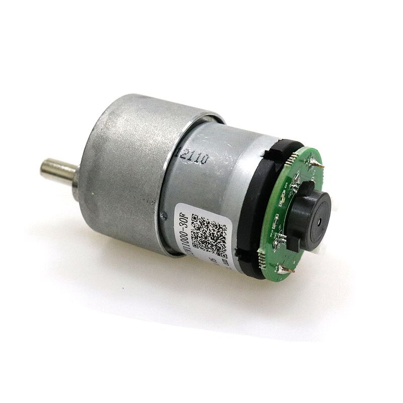 DT37GB-520 reductor de par alto AB Motor DC de fase Dual con codificador Hall para piezas de Robot DIY de coche inteligente
