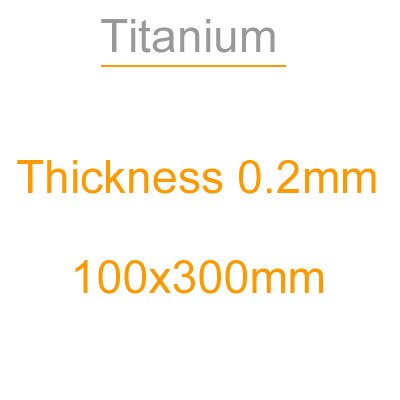Grubość 0.2mm, pas z folii tytanowej, czysty tytan z blachy tytanowej, folia tytanowa o wysokiej czystości, odporność na korozję, wysoka temperatura: 0.2x100x300