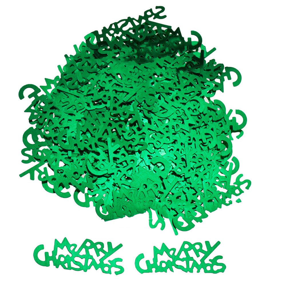 Merry Christmas Confetti Red Green Confetti Party Decoration Round Sequins Celebration Wedding Celebration Supplies: B